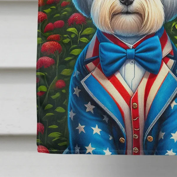 All American Dandie Dinmont Terrier House Flag - Image 4