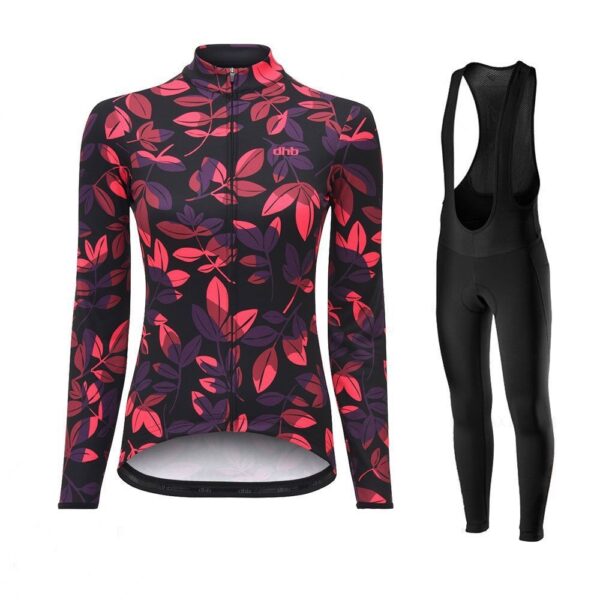 Spring And Autumn Long-sleeved Cycling Wear Suit Women's Road Bike Mountain Bike Cycling Wear - Image 4