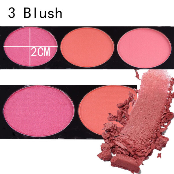 MISS ROSE 144 color 3 color 3 Color Eyeshadow blush eyebrow makeup makeup makeup kit special wholesale - Image 2