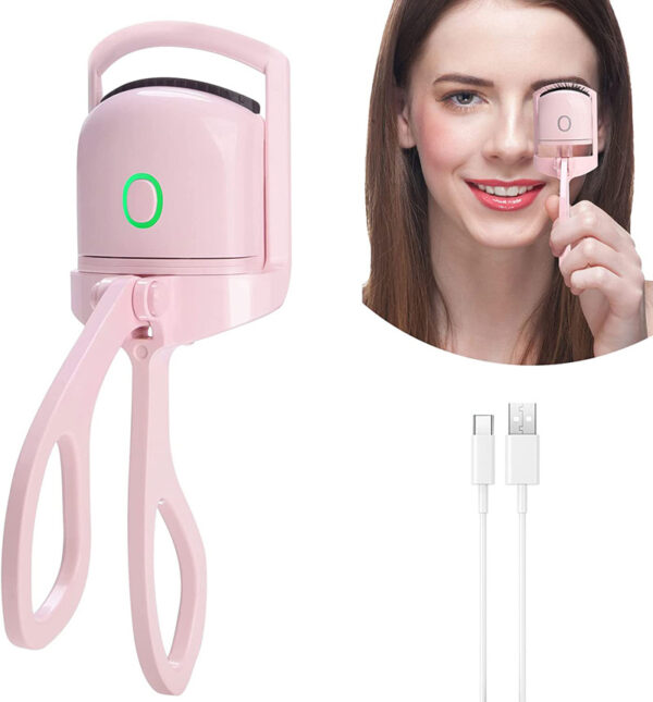 Eyelash Curler Makeup Tools Heated Eyelash Curlers, Rechargeable Electric Eyelash Curler, Handheld Eyelash Heat - Image 8