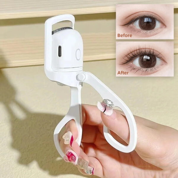 Eyelash Curler Makeup Tools Heated Eyelash Curlers, Rechargeable Electric Eyelash Curler, Handheld Eyelash Heat - Image 9