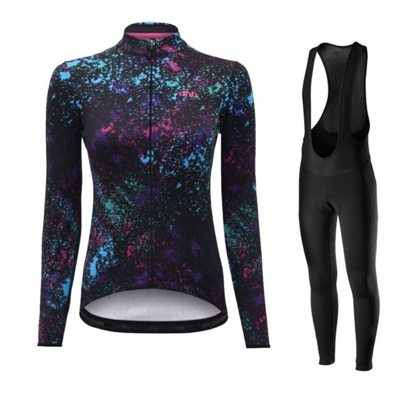 Spring And Autumn Long-sleeved Cycling Wear Suit Women's Road Bike Mountain Bike Cycling Wear