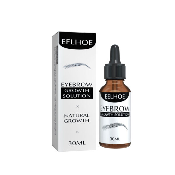 EELHOE Eyebrow Liquid Dark Thick Natural Oil Eyebrow Repair Mild Moisturizing Treatment - Image 5