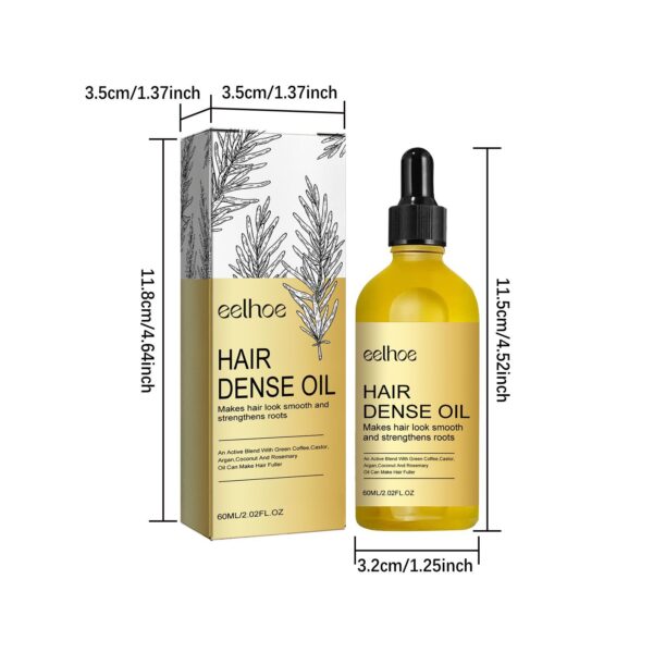 EELHOE Rosemary Hair Treatment Oil Scalp Cleansing Conditioning Volumizing Smoothing Repair Dry Frizzy Hair Conditioning Hair Treatment Oil - Image 4