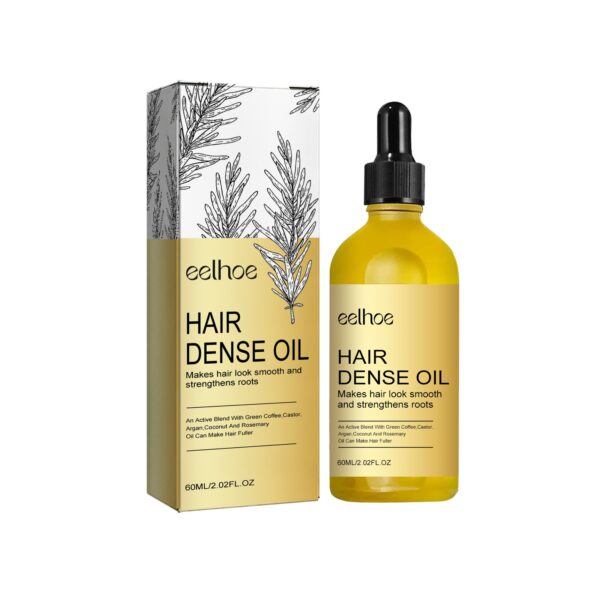 EELHOE Rosemary Hair Treatment Oil Scalp Cleansing Conditioning Volumizing Smoothing Repair Dry Frizzy Hair Conditioning Hair Treatment Oil - Image 6