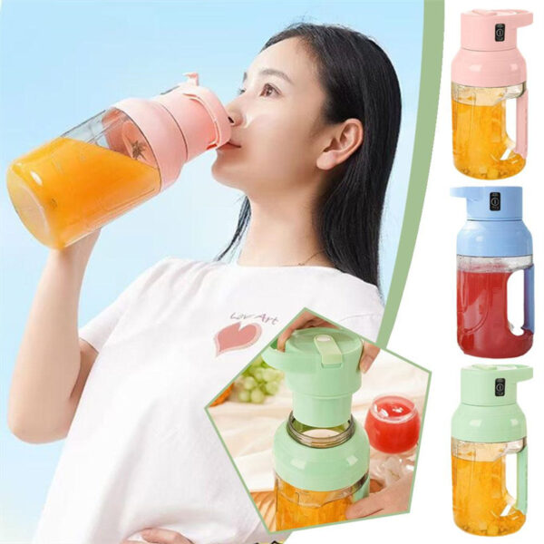 New Arrival Summer Electric Juicer Portable Large Capacity 1500ml Juice USB Rechargeable Electric Portable Blender Kitchen Gadgets - Image 10